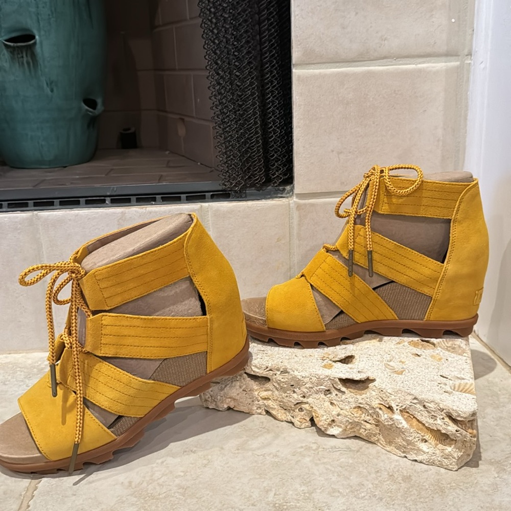 Sorel Joanie ll Lace Wedge New Condition In Box - Picture 10 of 16